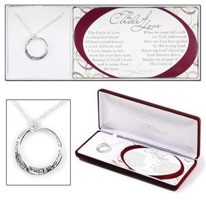 Circle of Love Inspiring Mobius Necklace